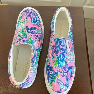 Lily Pulitzer slip on sneakers